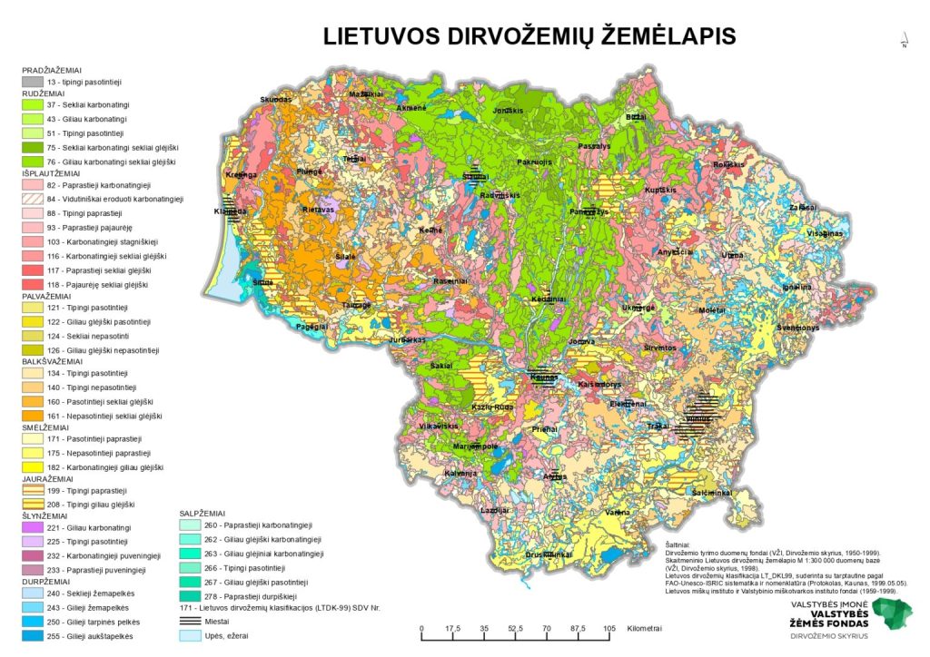 Lietuvos dirvožemių žemėlapis